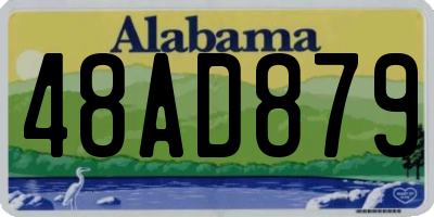 AL license plate 48AD879