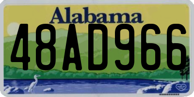 AL license plate 48AD966