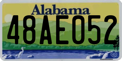 AL license plate 48AE052