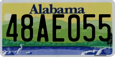 AL license plate 48AE055