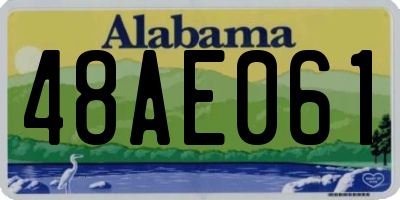 AL license plate 48AE061