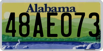 AL license plate 48AE073