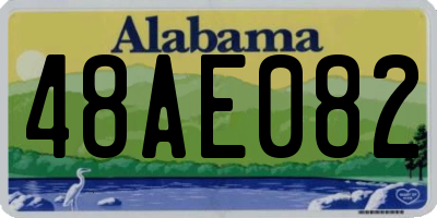 AL license plate 48AE082