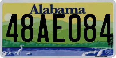 AL license plate 48AE084