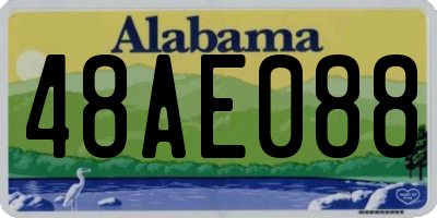 AL license plate 48AE088