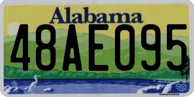 AL license plate 48AE095