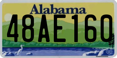AL license plate 48AE160