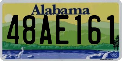 AL license plate 48AE161