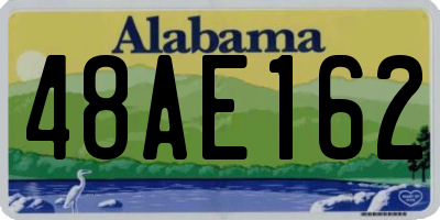 AL license plate 48AE162