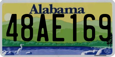 AL license plate 48AE169