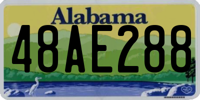 AL license plate 48AE288