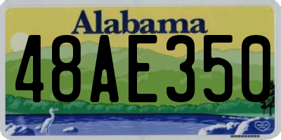 AL license plate 48AE350