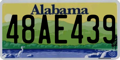 AL license plate 48AE439
