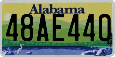 AL license plate 48AE440