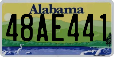 AL license plate 48AE441