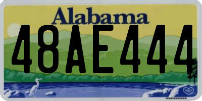 AL license plate 48AE444