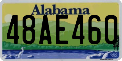 AL license plate 48AE460