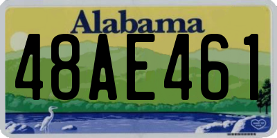 AL license plate 48AE461