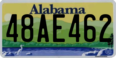 AL license plate 48AE462