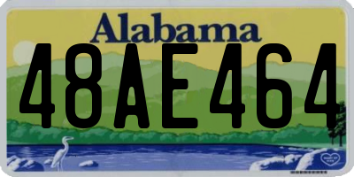 AL license plate 48AE464