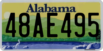AL license plate 48AE495