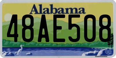 AL license plate 48AE508