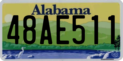 AL license plate 48AE511