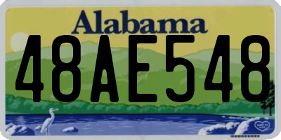 AL license plate 48AE548