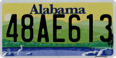 AL license plate 48AE613