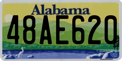 AL license plate 48AE620