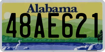 AL license plate 48AE621
