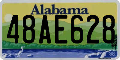 AL license plate 48AE628