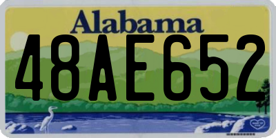 AL license plate 48AE652