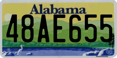 AL license plate 48AE655