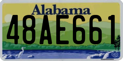 AL license plate 48AE661