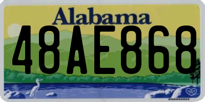 AL license plate 48AE868