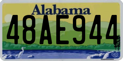 AL license plate 48AE944