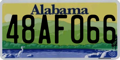 AL license plate 48AF066