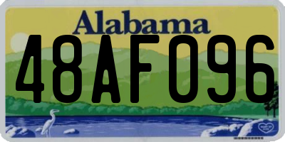 AL license plate 48AF096