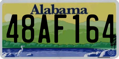 AL license plate 48AF164