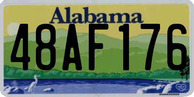 AL license plate 48AF176