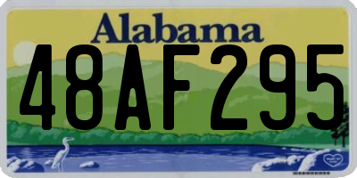 AL license plate 48AF295