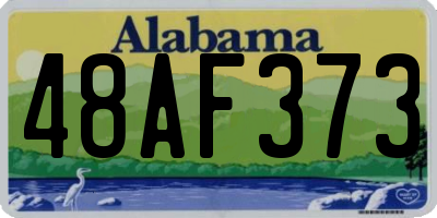 AL license plate 48AF373