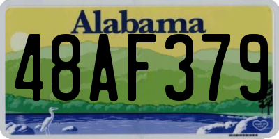AL license plate 48AF379