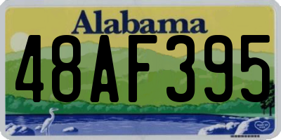 AL license plate 48AF395