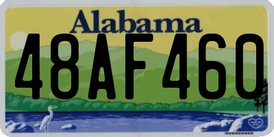 AL license plate 48AF460