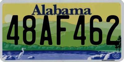AL license plate 48AF462