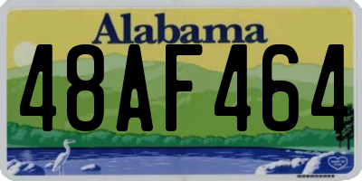 AL license plate 48AF464