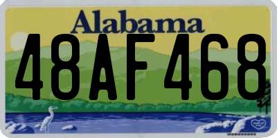 AL license plate 48AF468