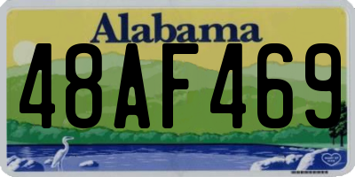 AL license plate 48AF469
